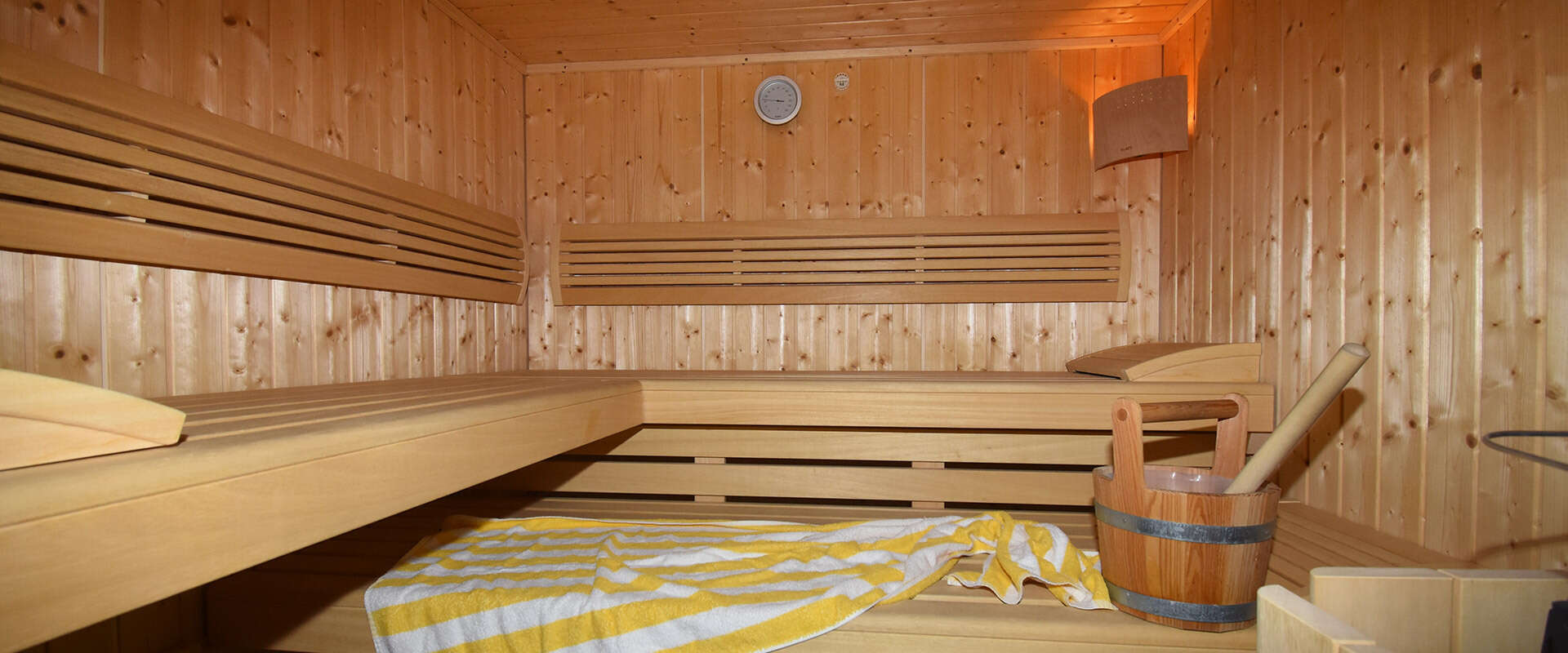 Sauna im Chalet Barbara in Mathon