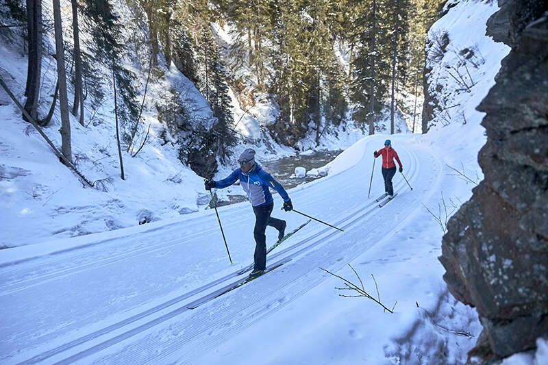 Cross-country skiing in Ischgl, Tyrol