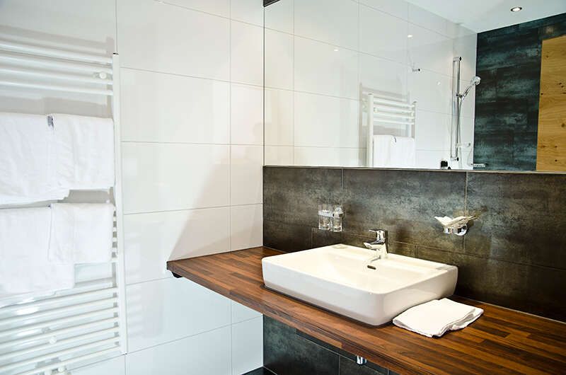 Bathroom in the Top 3 holiday apartment in Chalet Barbara
